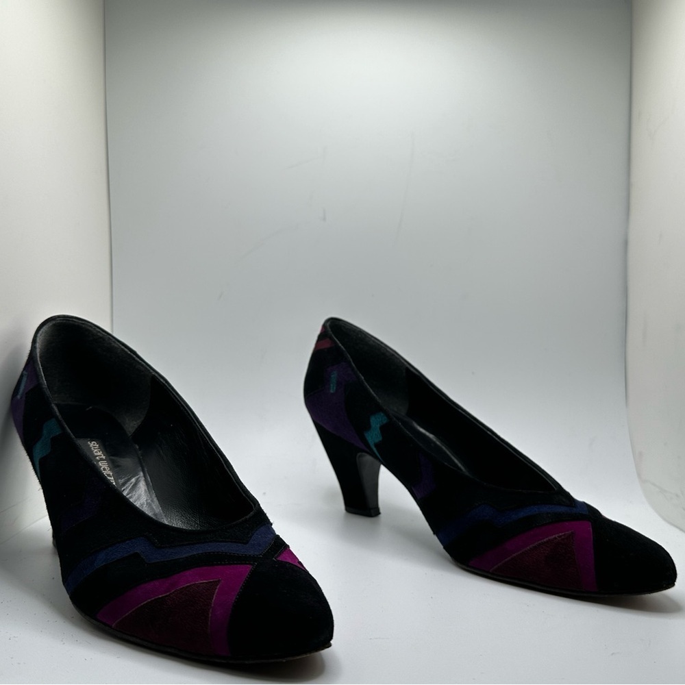 80s Colorful Designer Pumps, Stuart Weitzman for Mr Seymour 😍🤩❤️ - Picture 8 of 16